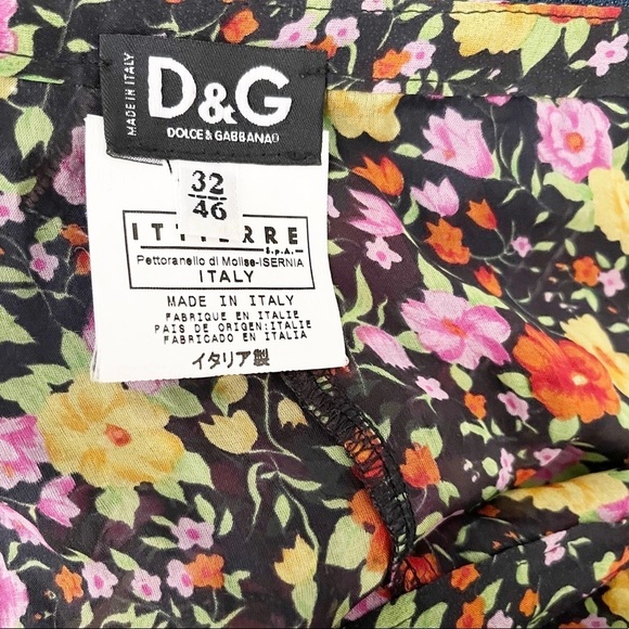 Dolce & Gabbana Floral Ruffled Skirt - Picture 7 of 7